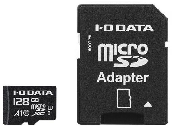 I・Oデータ microSDメモリーカード 128GB SD変換アダプター付 I・Oデータ microSDメモリーカード 128GB SD変換アダプター付
