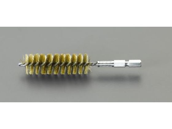 エスコ 六角軸付チューブラシ 真鍮 25mm EA819BL-325 エスコ 六角軸付チューブラシ 真鍮 25mm EA819BL-325