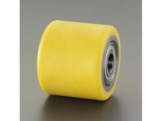エスコ ローラー パレットトラック用 ベアリング付 75×75mm