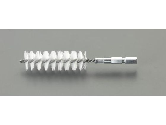 エスコ 六角軸付チューブラシ ナイロン 16mm EA819BL-333 エスコ 六角軸付チューブラシ ナイロン 16mm EA819BL-333