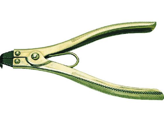 スーパー スナップリングプライヤ(爪固定型)軸用曲爪 使用範囲(止め輪の呼び径)12〜30 CS-1B スーパー スナップリングプライヤ(爪固定型)軸用曲爪 使用範囲(止め輪の呼び径)12〜30 CS-1B