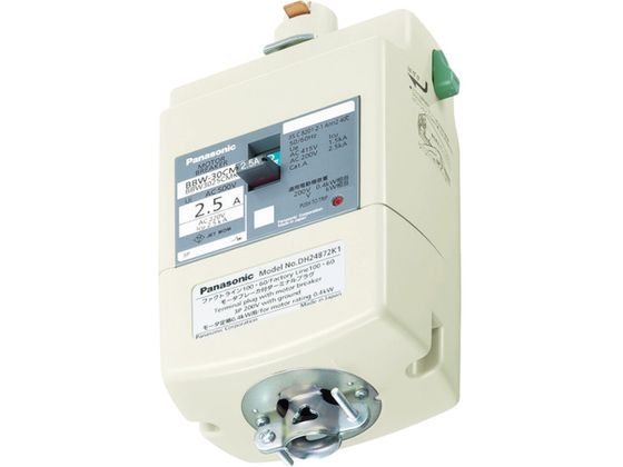 Panasonic モータブレーカ付プラグ 2.2kW用 DH24876K1 Panasonic モータブレーカ付プラグ 2.2kW用 DH24876K1