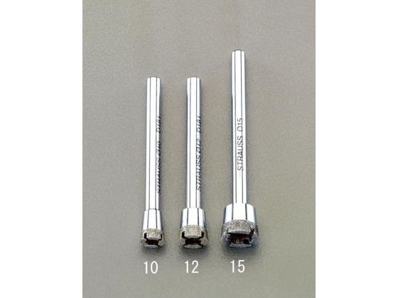エスコ ダイヤモンドホールカッター φ12×75mm #200 EA819DW-12 エスコ ダイヤモンドホールカッター φ12×75mm #200 EA819DW-12