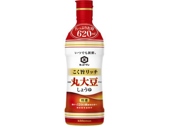 キッコーマン食品 いつでも新鮮 特選 丸大豆しょうゆ 620mL キッコーマン食品 いつでも新鮮 特選 丸大豆しょうゆ 620mL