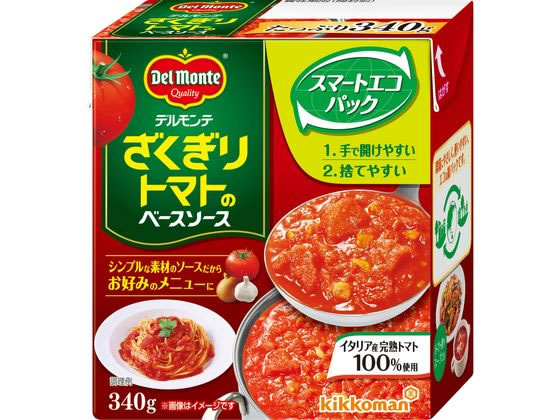 キッコーマン食品 デルモンテ ざくぎりトマトのベースソース 340g キッコーマン食品 デルモンテ ざくぎりトマトのベースソース 340g