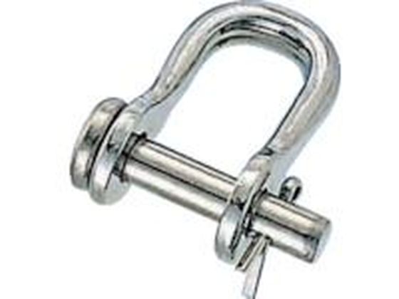 TRUSCO ワリピン式半丸シャックル ステンレス製 8mm (1個=1袋)