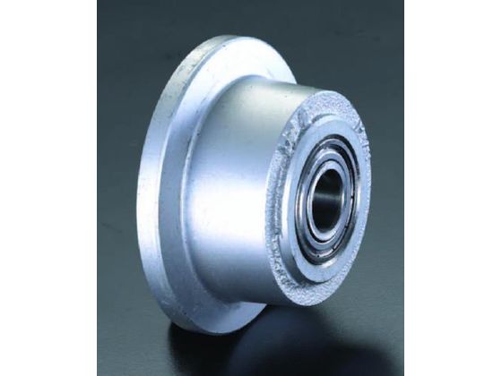 エスコ 車輪 ボールベアリング 鋳鋼製 レール用 150×46mm