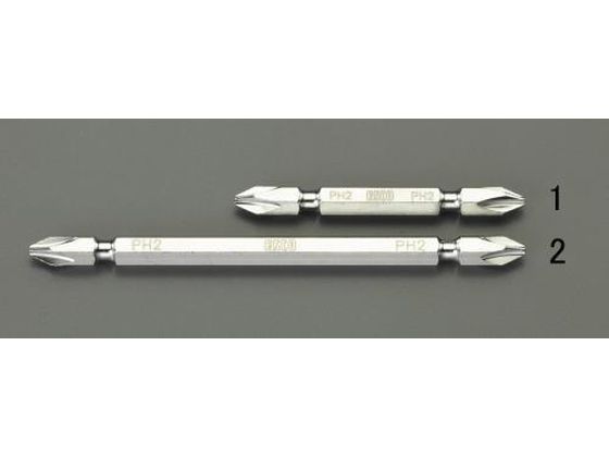 エスコ ドライバービット 1本 #2×110mm EA611LG-2 エスコ ドライバービット 1本 #2×110mm EA611LG-2