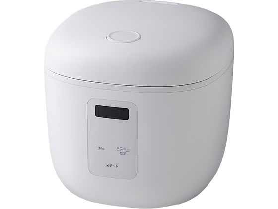シンプラス マイコン式 4合炊き炊飯器 ホワイト SP-RCMC4-WH シンプラス マイコン式 4合炊き炊飯器 ホワイト SP-RCMC4-WH