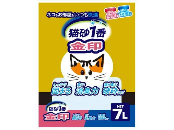クニミネマーケティング 猫砂1番金印 7L クニミネマーケティング 猫砂1番金印 7L