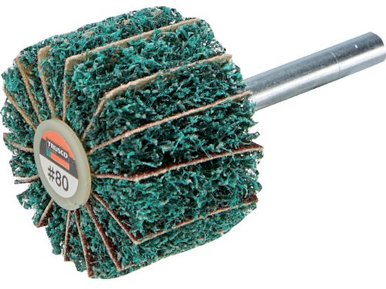 ●型番：FM3025-80●入数：5個●外径（mm）：30●軸径（mm）：6●粒度（＃）：80●最高使用回転数（rpm）：4000●軸長（mm）：40●不織布枚数（枚）：14●幅（mm）：25●最高使