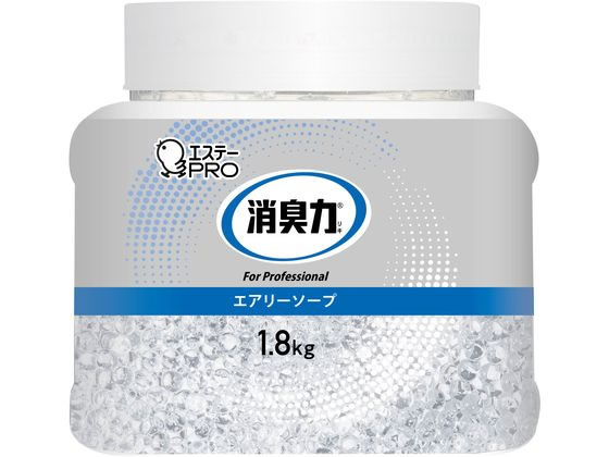 エステー 消臭力業務用ビーズタイプ 特大 本体 1.8kgエアリーソープ エステー 消臭力業務用ビーズタイプ 特大 本体 1.8kgエアリーソープ