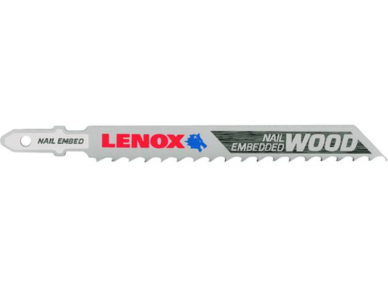 LENOX バイメタルジグソブレード Tシャンク 木材粗切り(釘入り可)高速切断 101.6mm×6山(5枚) B406T5 1991407 LENOX バイメタルジグソブレード Tシャンク 木材粗切り(釘入り可)高速切断 101.6mm×6山(5枚) B406T5 1991407