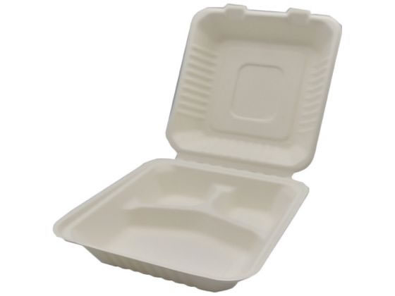 パックスタイル バガス容器 新ABランチ 200-220-3 50枚