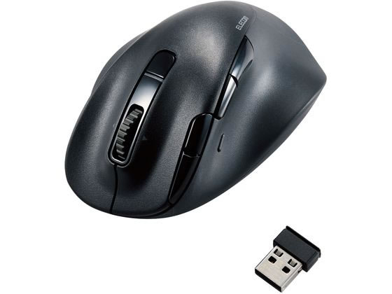 エレコム 無線マウス EX-G PRO Bluetooth 8ボタン 充電式 S 黒 エレコム 無線マウス EX-G PRO Bluetooth 8ボタン 充電式 S 黒