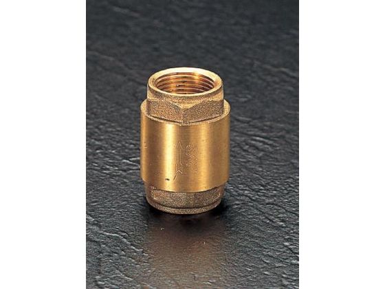 エスコ ねじ付逆止弁 G1・1／2