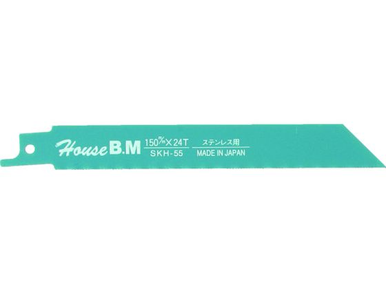 ハウスB. M 兼用セーバーソーブレード10枚入り ステンレス用200×24山 SU-2024 ハウスB. M 兼用セーバーソーブレード10枚入り ステンレス用200×24山 SU-2024