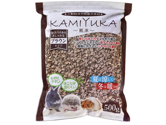 シーズイシハラ KAMIYUKA 紙床 ブラウン 500g 21413