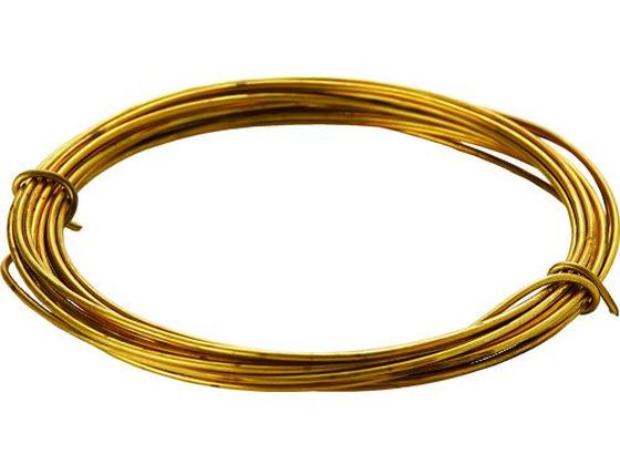 TRUSCO 真鍮線 線径0.90mm×約5m TBW-20