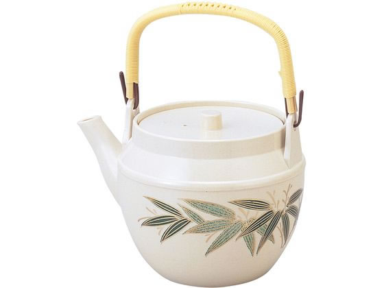 若泉漆器 耐熱急須 志野二色笹 ジャンボ 3.5L 1269340