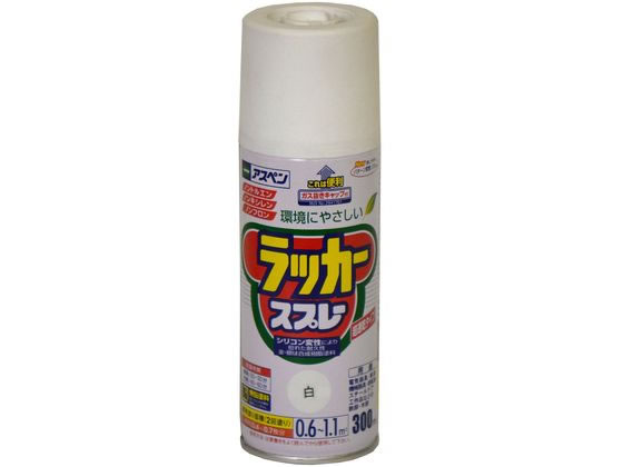 アサヒペン アスペンラッカースプレー 300ml 白