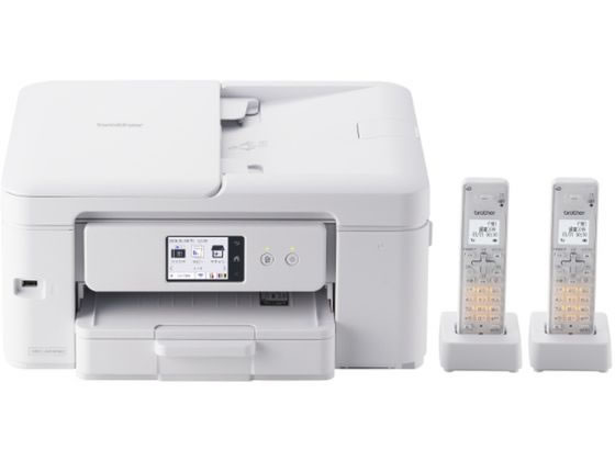 ブラザー A4インクジェットFAX付複合機電話子機2台 MFCJ943DWN