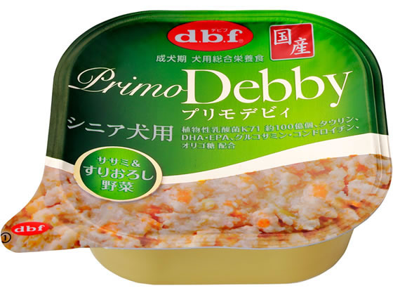 デビフペット プリモデビィ シニア犬用 ササミ&すりおろし野菜 95g
