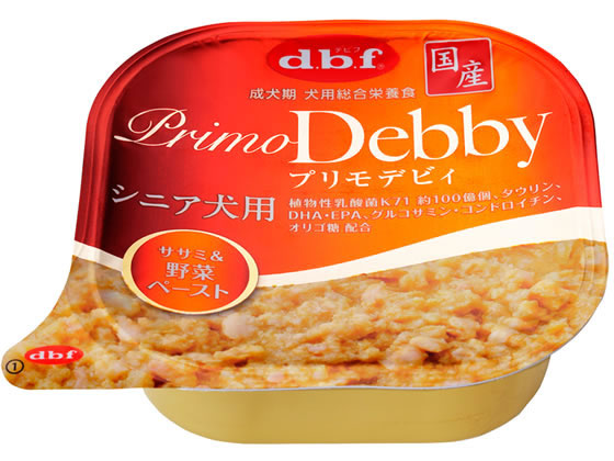 デビフペット プリモデビィ シニア犬用 ササミ&野菜ペースト 95g