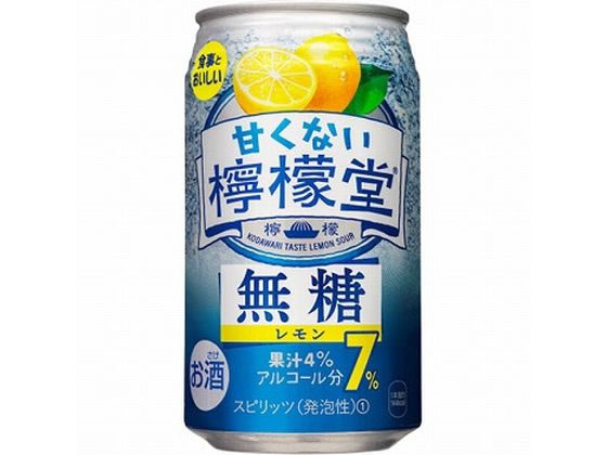 コカ・コーラ 甘くない檸檬堂 無糖レモン 7% 350mL