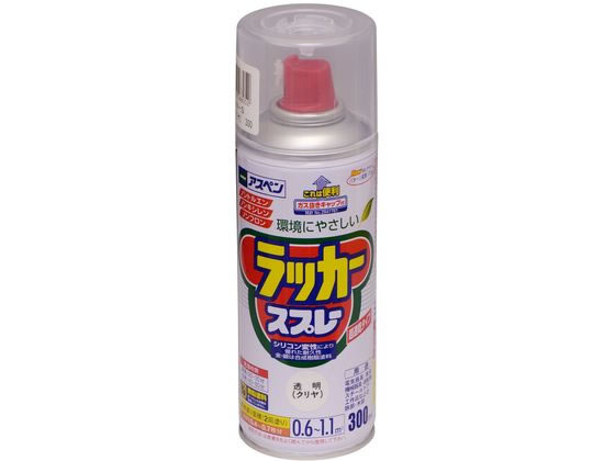 アサヒペン アスペンラッカースプレー 300ml 透明(クリヤ)