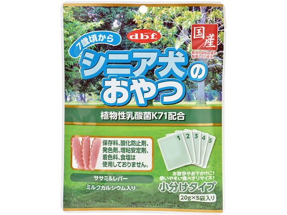 デビフペット シニア犬のおやつ 植物性乳酸菌K71配合 100g