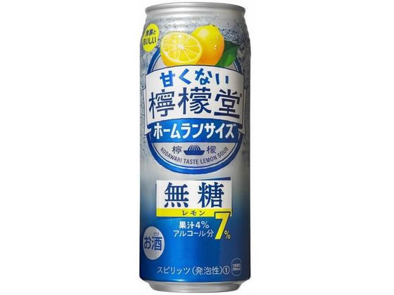 コカ・コーラ 甘くない檸檬堂 無糖レモン ホームラン 7% 500mL