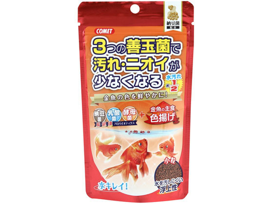 イトスイ 金魚の主食 納豆菌色揚げ 小粒 90g