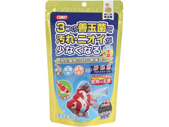 イトスイ 金魚の主食 納豆菌中粒 200g