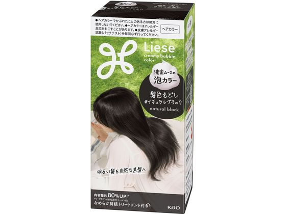KAO リーゼ 泡カラー 髪色もどし ナチュラルブラック
