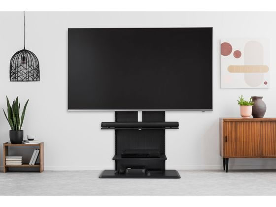 アイリスオーヤマ スタンドテレビ台 32～75インチ対応 ブラック