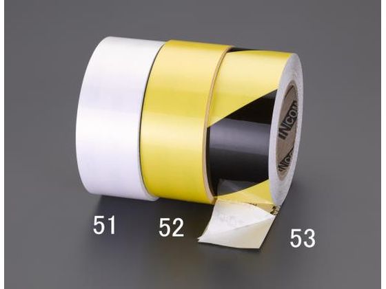 エスコ 強力ラインテープ 黄 50mm×30m EA944SJ-52