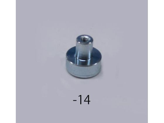 エスコ 強力マグネット φ13×4.5mm M3×0.6 40N EA781EF-14
