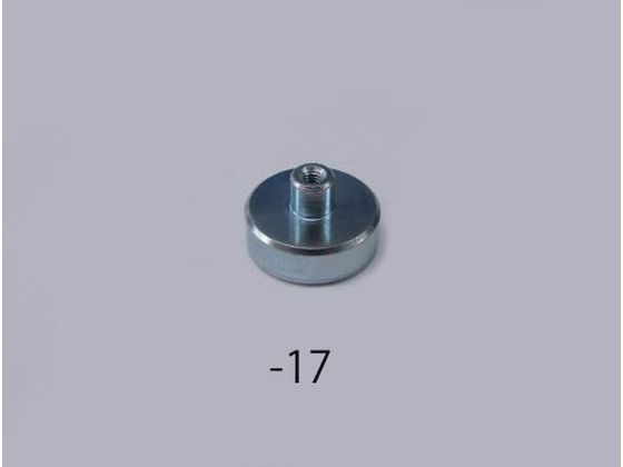エスコ 強力マグネット φ25×7.0mm M4×0.7 150N EA781EF-17