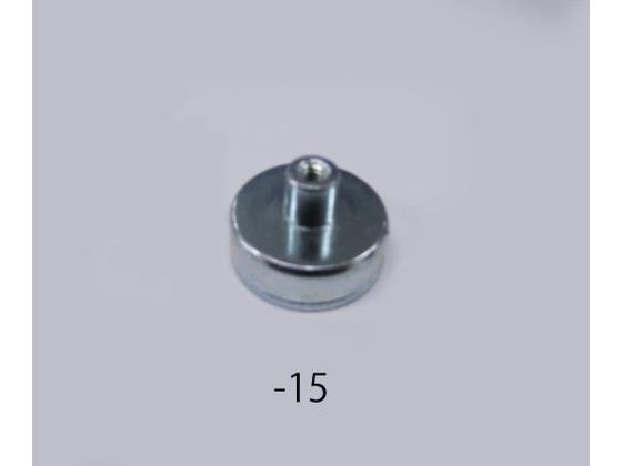 エスコ マグネット 10個 φ25×7.0mm M4×0.7 40N EA781EH-15