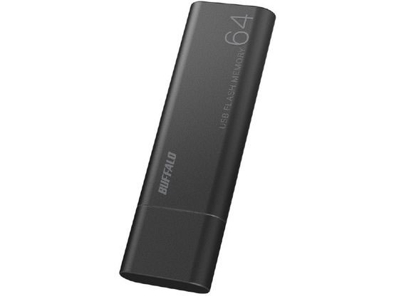 BUFFALO USBメモリー(64GB) オリジナル ブラック RUF3-WBE64G-BK BUFFALO USBメモリー(64GB) オリジナル ブラック RUF3-WBE64G-BK