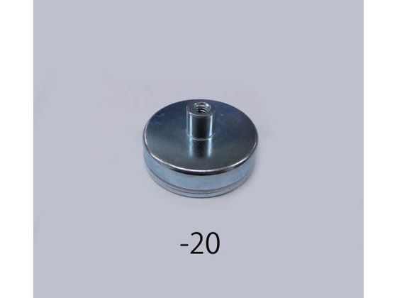 エスコ 強力マグネット φ50×10mm M6×1.0 220N EA781EH-20
