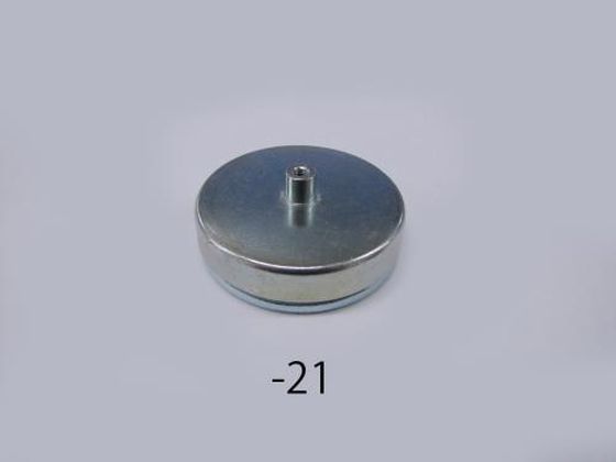 エスコ 強力マグネット φ57×10mm M4×0.7 280N EA781EH-21
