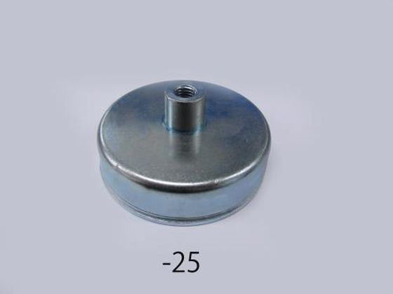 エスコ 強力マグネット φ100×22mm M12×1.75 900N