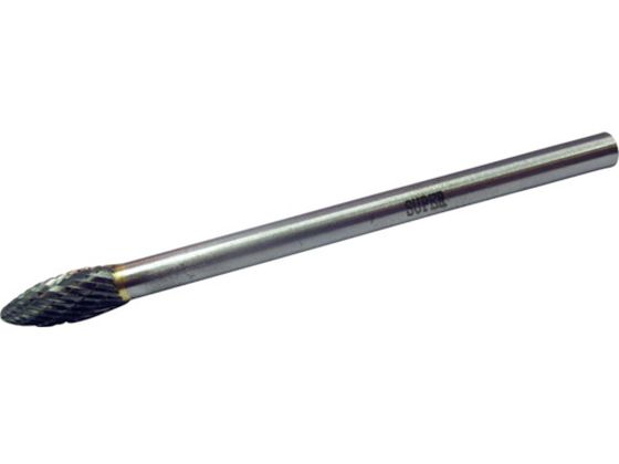 ●型番：SB51C01M●形状：楕円型（ダブルカット）●軸径（ｍｍ）：６●刃径（ｍｍ）：８．０●刃長（ｍｍ）：１９●軸長（ｍｍ）：８０●タイプ：ロー付●超硬●長いシャンクのため最高使用回転数を提示でき