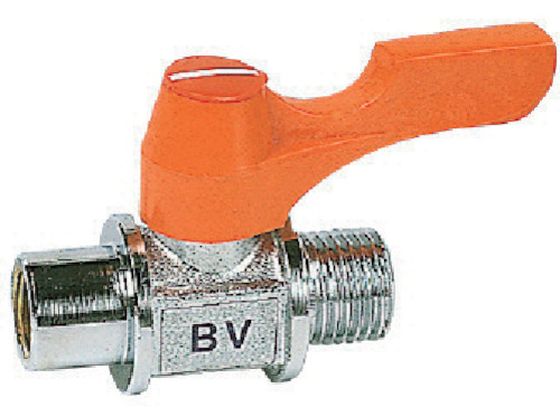 ●型番：BV-2033●接続口径D1：G3／8 ●高さ（mm）：31 ●接続口径D2：Rc3／8 ●使用温度範囲（℃）：−10〜80℃（凍結箇所は除く） ●使用流体：水、空気、油（材質に悪影響のない流