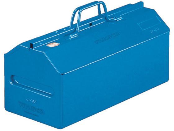 TRUSCO 山型中皿付工具箱 533×212×260 ブルー L-530-B