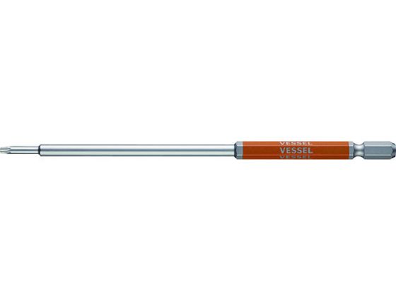 ベッセル 剛彩ビット (片頭トルクス) T10H×150mm GSVT10LH ベッセル 剛彩ビット (片頭トルクス) T10H×150mm GSVT10LH