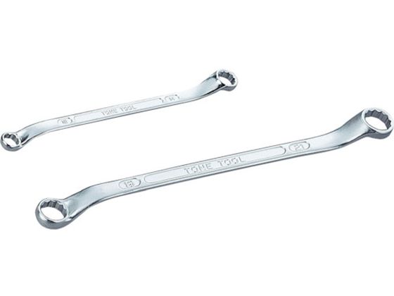 TONE ロングメカニックめがねレンチ(45°×10°) 19×21mm M44-1921 TONE ロングメカニックめがねレンチ(45°×10°) 19×21mm M44-1921