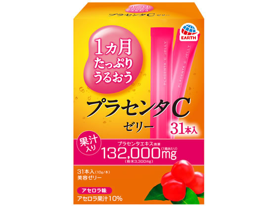 アース製薬 1カ月プラセンタCゼリーアセロラ 310g 31本 アース製薬 1カ月プラセンタCゼリーアセロラ 310g 31本